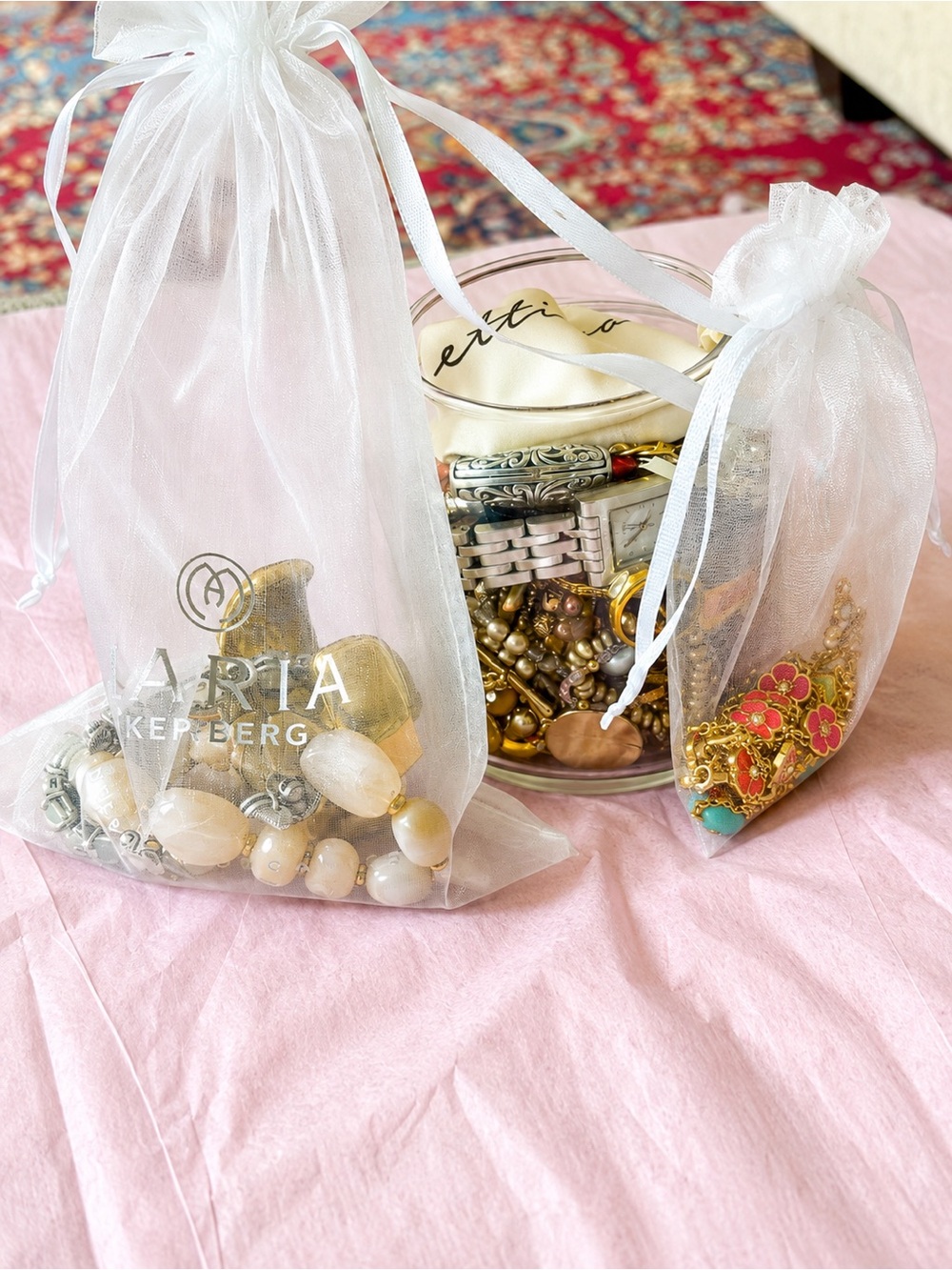 Jewelry Jar - nice pieces!